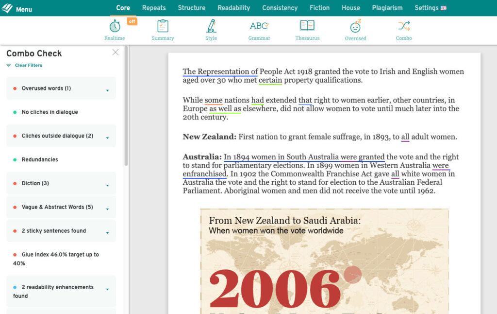 prowritingaid analysis