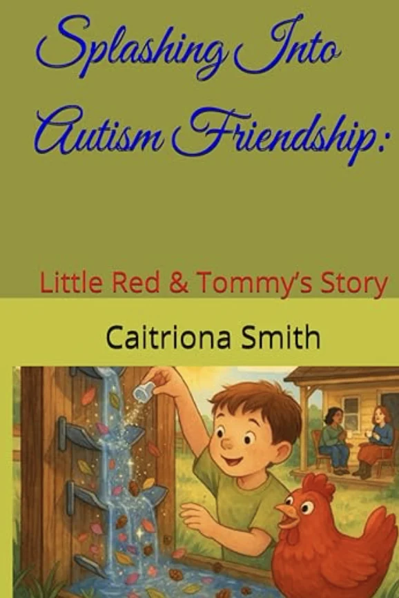 Splashing into autism friendship, little Red and Tommy story